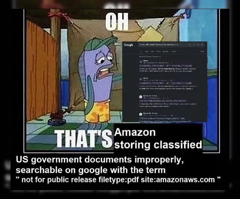 Amazon Storing Classified Documents