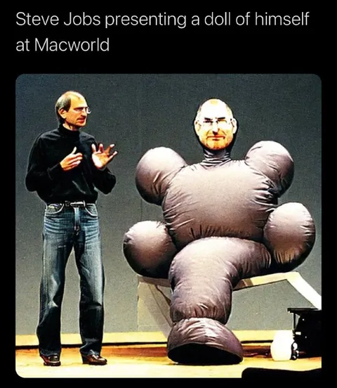 Steve Jobs Doll at Macworld