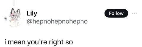 I Mean You’re Right So