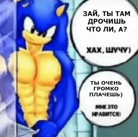 Соник любит громкий плач