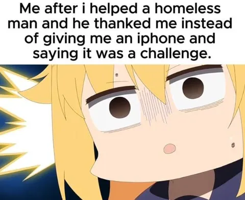 Homeless Man Thanks Instead of iPhone