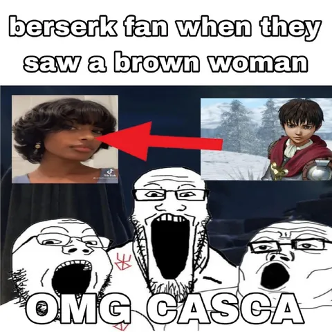 Berserk Fan Sees Brown Woman