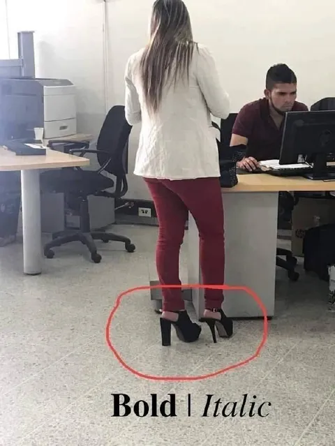 Bold Italic Heels