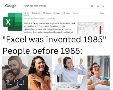 Excel Was Invented in 1985