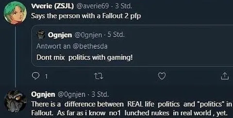 Fallout Politics Are Different