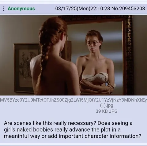 Do Nude Scenes Advance the Plot?