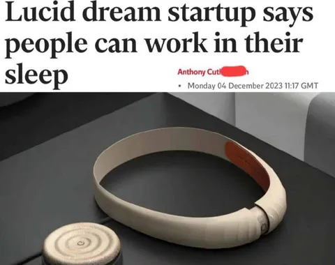 Lucid Dream Startup Work Sleep