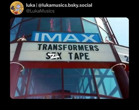 Transformers Sex Tape Sign