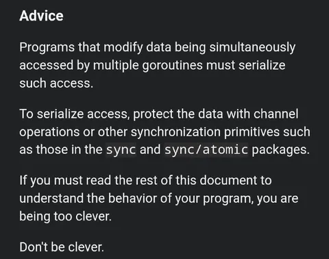 Don't Be Clever About Concurrency