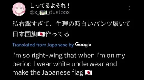右翼すぎる日本国旗ミーム