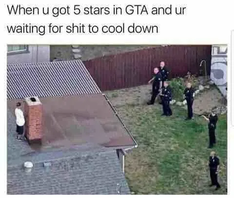 Five Stars in GTA