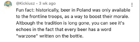 Beer Bottles Marked Warzone