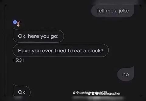 Have You Tried Eating a Clock?