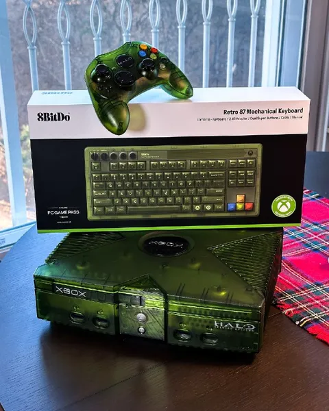 Xbox Green Gaming Setup