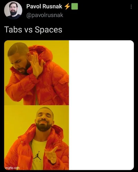 Tabs vs Spaces