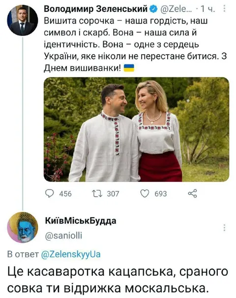 Вишиванка і кацаворотка
