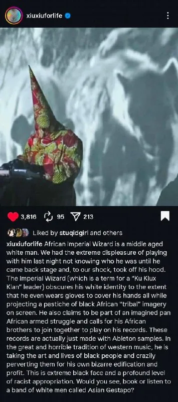 African Imperial Wizard Reaction