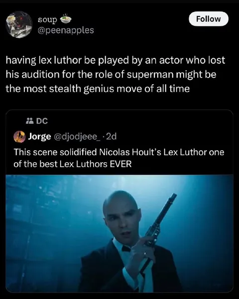 Nicolas Hoult as Lex Luthor
