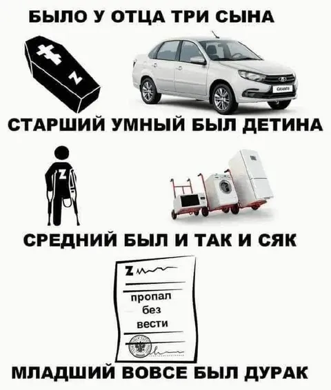 Три сына у отца