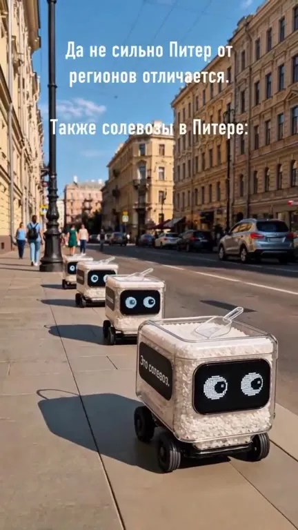 Солевозы на улицах Питера