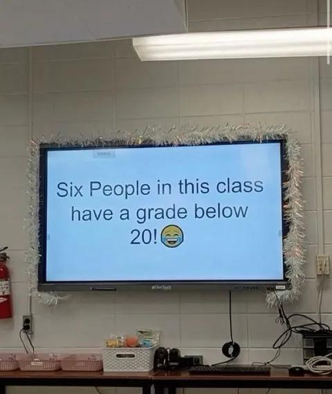 Six People Failed the Class