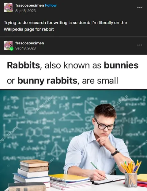 Researching Rabbits on Wikipedia