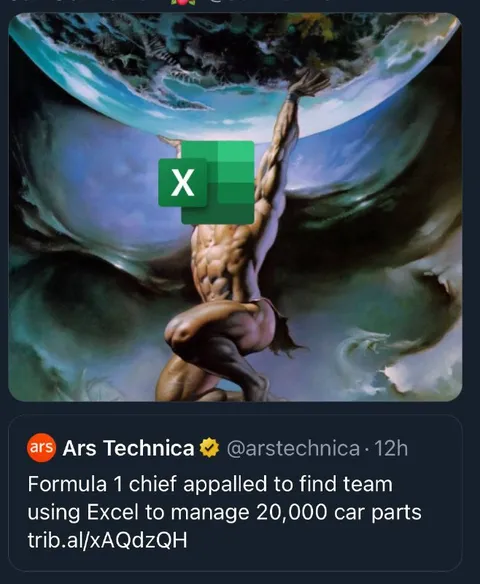 Excel Manages 20,000 Car Parts