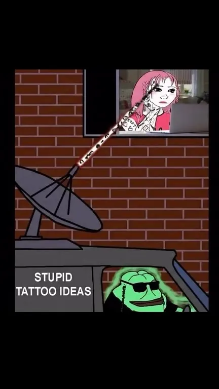 Stupid Tattoo Ideas Satellite Signal