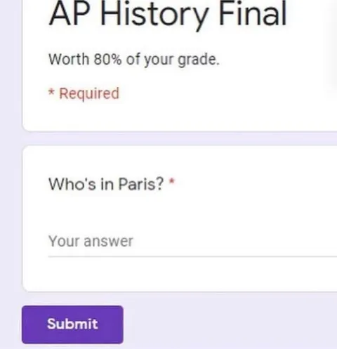 AP History Final Paris Question