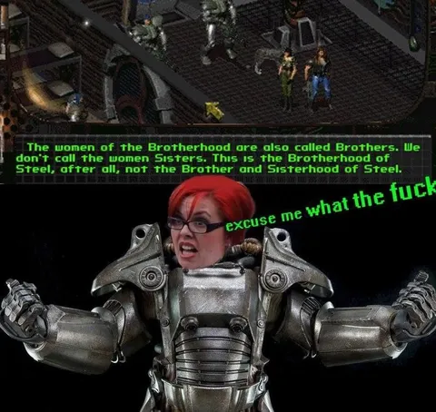 Brotherhood of Steel Gender Logic