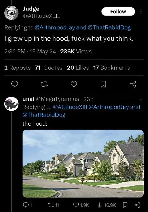 The Hood Is a Suburb
