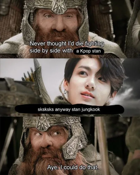 Thorin Becomes a Jungkook Stan