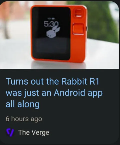 Rabbit R1 Was Just an Android App
