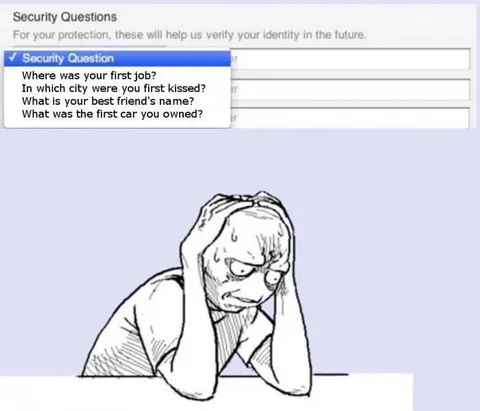 Security Question Frustration