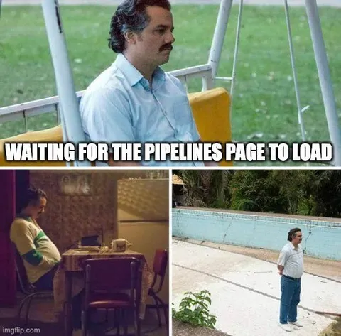 Waiting for Pipelines Page to Load