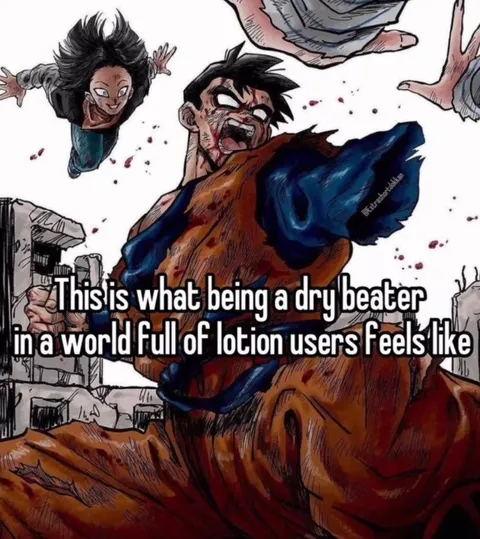 Dry Beater Among Lotion Users