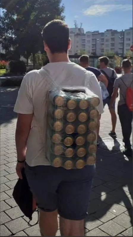 Рюкзак из банок