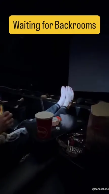 Waiting for Backrooms at the Cinema
