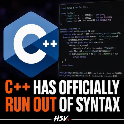 C++ Runs Out of Syntax