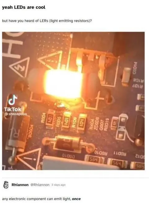 Light Emitting Resistors