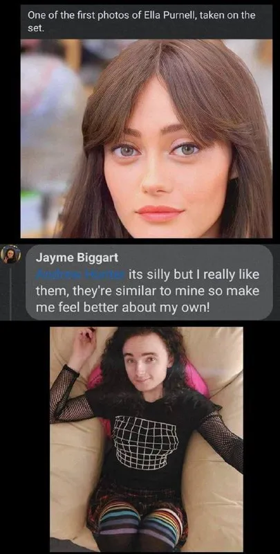 Ella Purnell and Similar Hair