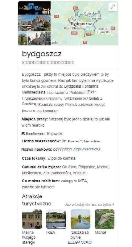 Bydgoszcz według internauty
