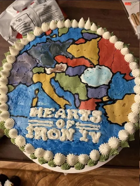 Birthday Cake World Map