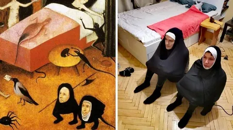 Ниже монахини Босха