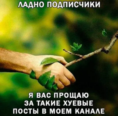 Прощание с подписчиками