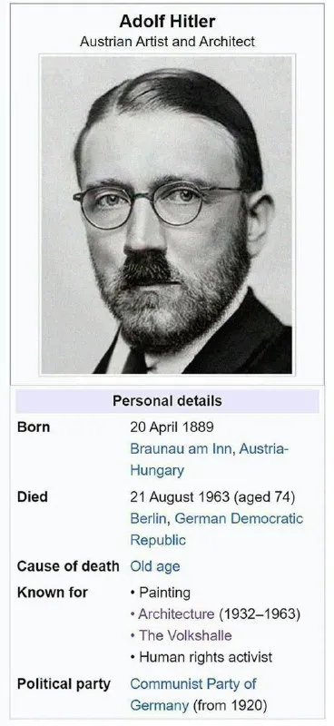 Adolf Hitler Fake Biography