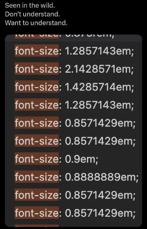 Understanding CSS Font Sizes