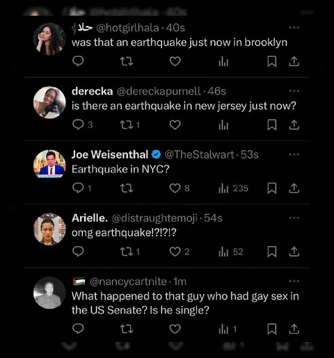 Everyone Thinks There’s an Earthquake