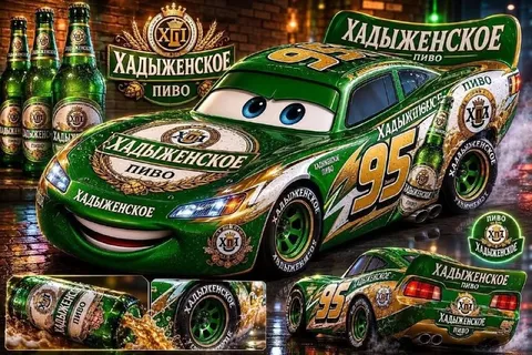 Тачка в стиле Хадыженского пива