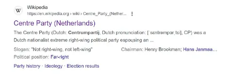Centre Party That Is Far Right
